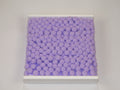 Ribbon with large pompoms 20 mm Lavender