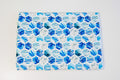 Footer blue hexagons