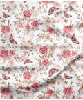 Roses with butterflies